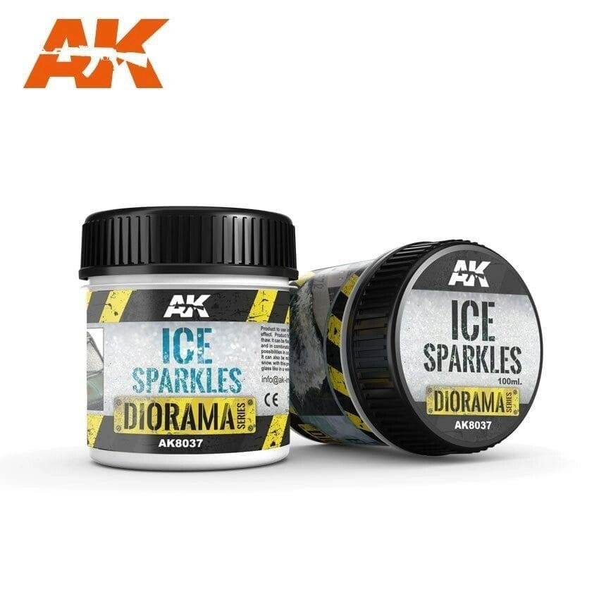 Речовина для створення ефекту снігу. Ice Sparkles 100 ml. AK-INTERACTIVE AK8037 від компанії Хоббінет - збірні моделі - фото 1