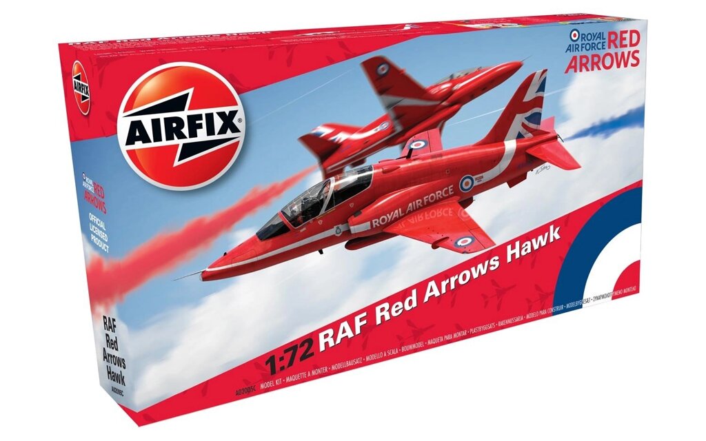 Red Arrows Hawk, 2016. 1/72 AIRFIX 02005C від компанії Хоббінет - збірні моделі - фото 1