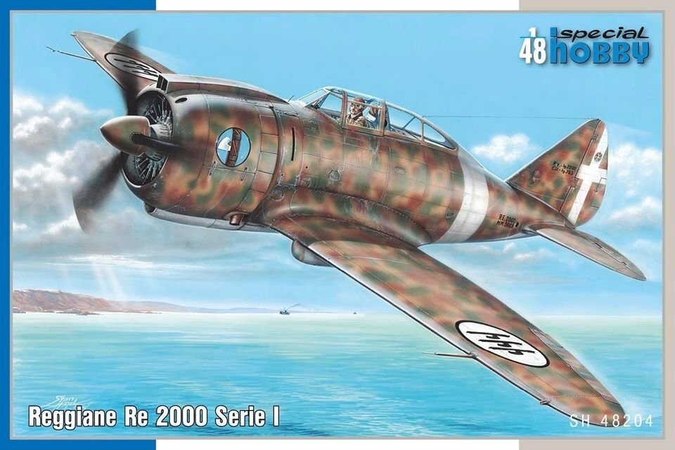 Reggiane Re 2000 I. Serie. Збірна модель літака в масштабі 1/48. SPECIAL HOBBY SH48204 від компанії Хоббінет - збірні моделі - фото 1