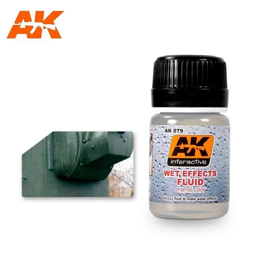 Рідина ефект "мокра поверхня" 35 мл. AK-INTERACTIVE AK079 від компанії Хоббінет - збірні моделі - фото 1