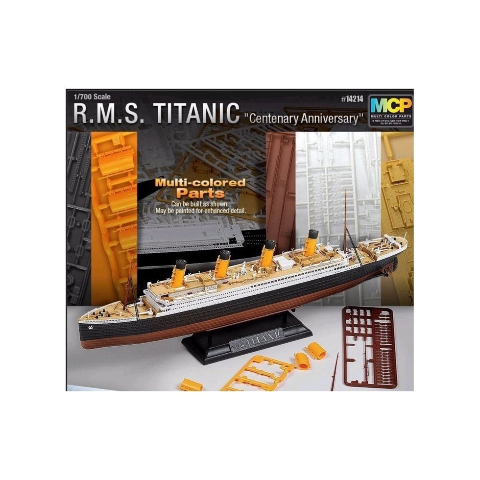 RMS TITANIC CENTENARY ANNIVERSARY. 1/700 ACADEMY 14214 від компанії Хоббінет - збірні моделі - фото 1