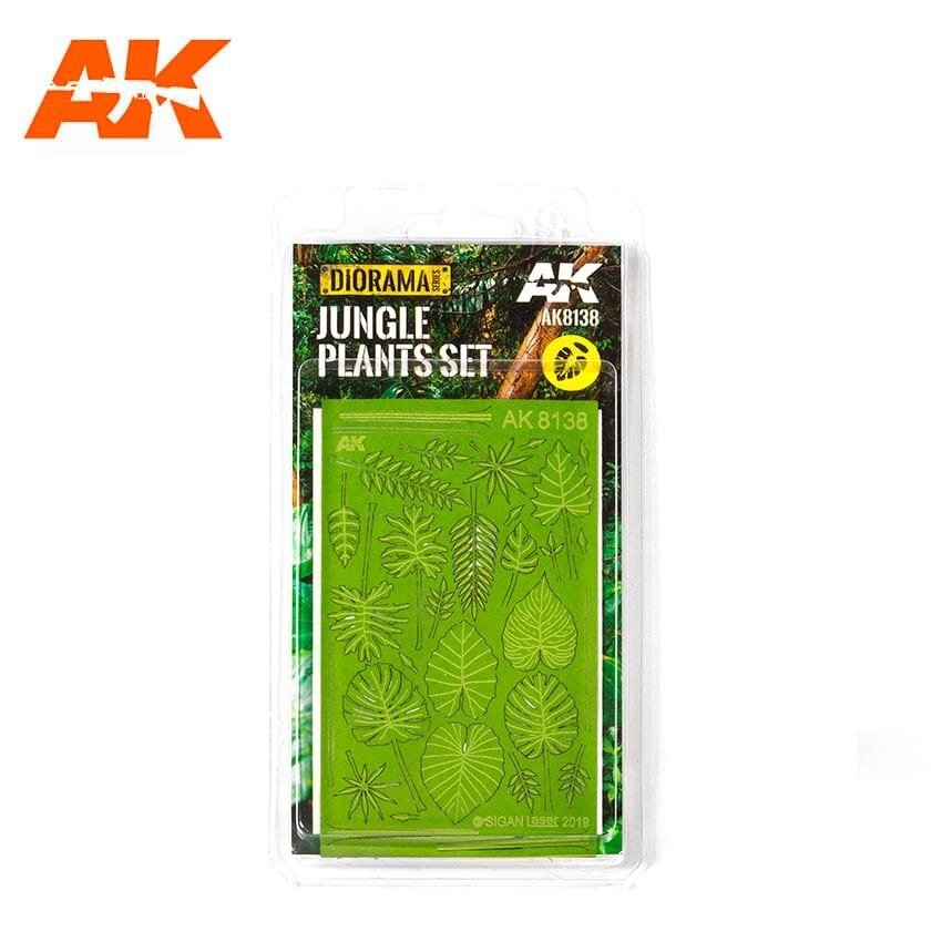 Рослинність для діорам набір джунглі в масштабі 1 / 32-1 / 35. AK-INTERACTIVE AK8138 від компанії Хоббінет - збірні моделі - фото 1