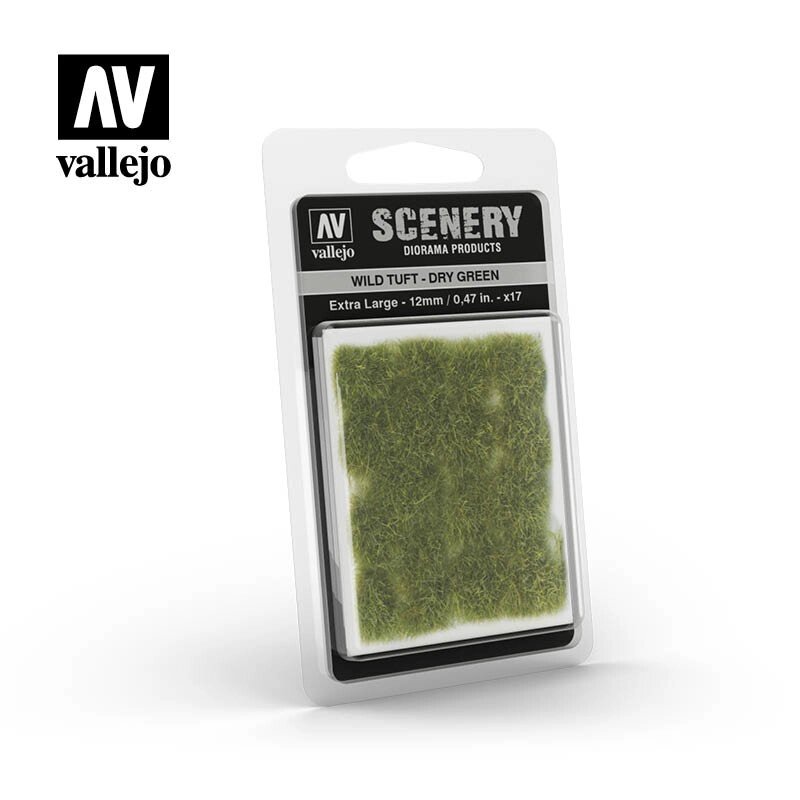 Рослинність для діорам суха зелена, 12 мм. VALLEJO SC424 від компанії Хоббінет - збірні моделі - фото 1
