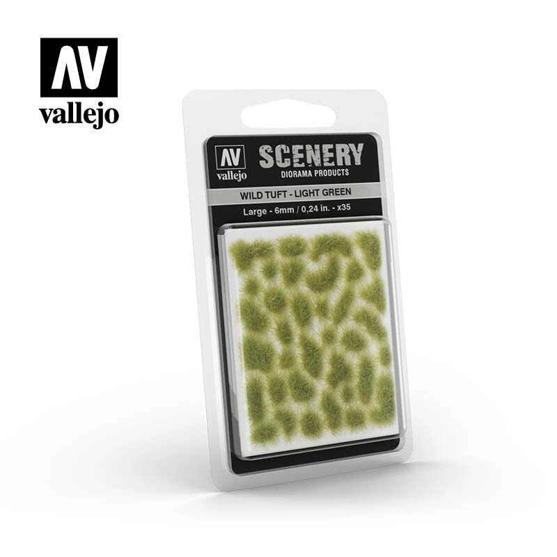 Рослинність для діорам світло зелена, 6 мм. VALLEJO SC417 від компанії Хоббінет - збірні моделі - фото 1