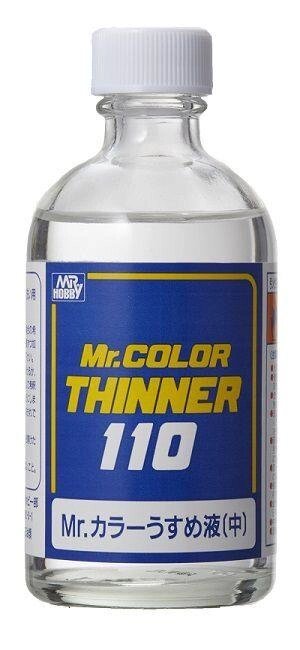 Розріджувач для фарб Mr. Color, 110 мл .. MR. COLOR T102 від компанії Хоббінет - збірні моделі - фото 1