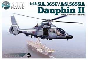 SA. 365F / AS. 565SA Dauphin II збірна пластикова модель вертольота. 1/48 KITTY HAWK 80108