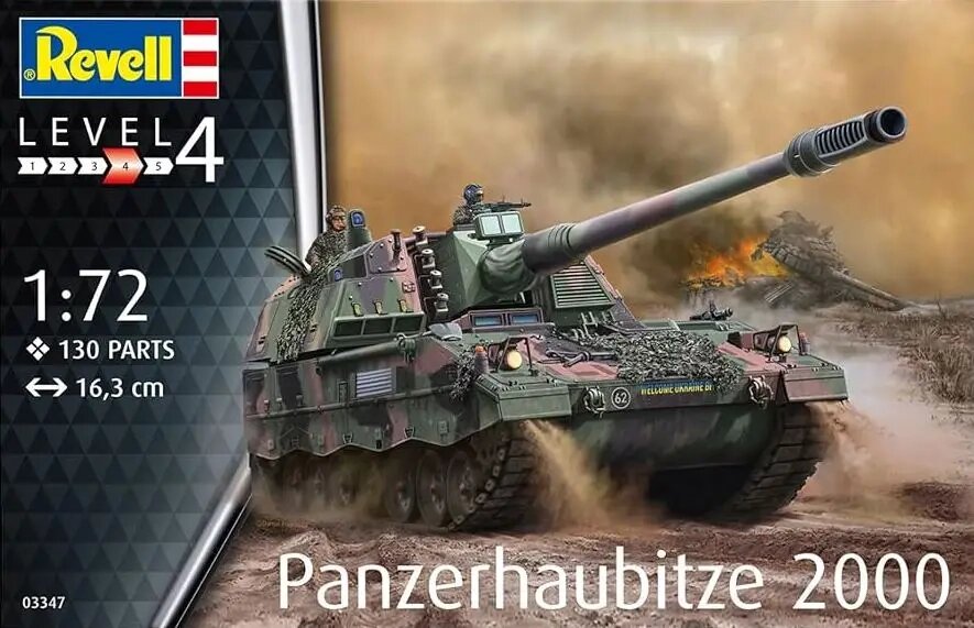 САУ Panzerhaubitze 2000 ЗСУ. Збірна модель у масштабі 1/72. REVELL 03347 від компанії Хоббінет - збірні моделі - фото 1