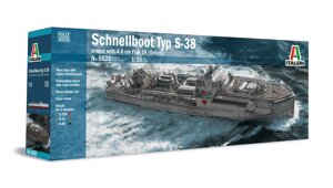 Schnellboot typ S-38. 1/35 italeri 5620