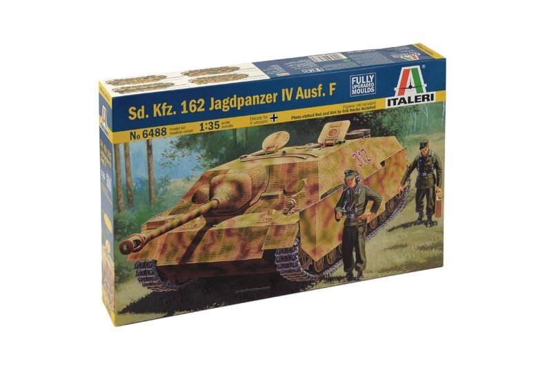 Sd. Kfz.162 Jagdpanzer IV Ausf. F. Збірна модель винищувача танків в масштабі 1/35. ITALERI 6488 від компанії Хоббінет - збірні моделі - фото 1