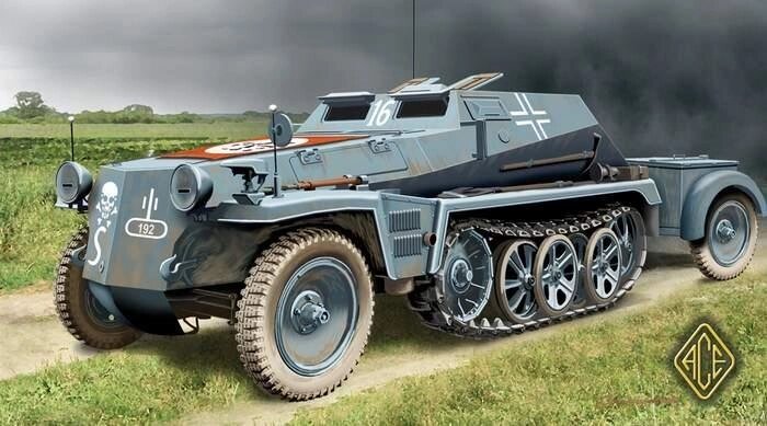 Sd. Kfz.252 транспортер боєприпасів переднього краю. 1/72 ACE 72238 від компанії Хоббінет - збірні моделі - фото 1