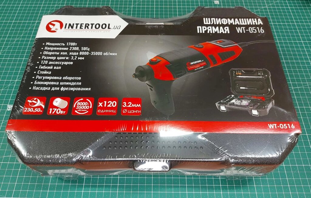 Шліфмашина пряма (гравер). INTERTOOL WT-0516 від компанії Хоббінет - збірні моделі - фото 1