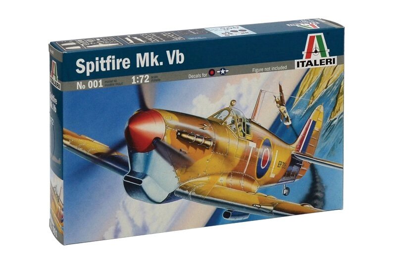 Spitfire MK. VB. Збірна модель в масштабі 1/72. ITALERI 001 від компанії Хоббінет - збірні моделі - фото 1