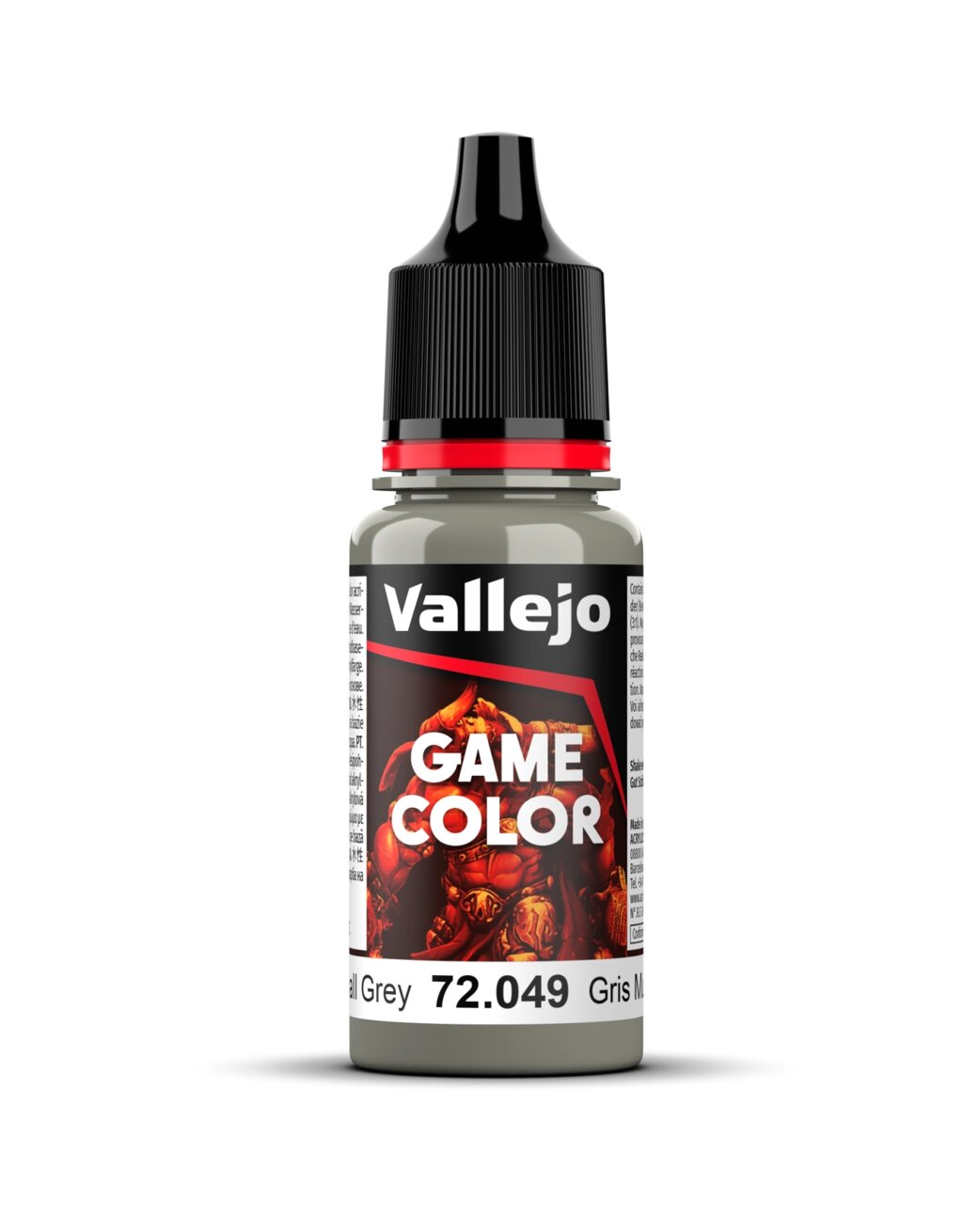 Стіна Сіра. Фарба водорозчинна акрилова 17 мл. VALLEJO Game Color 72049 від компанії Хоббінет - збірні моделі - фото 1
