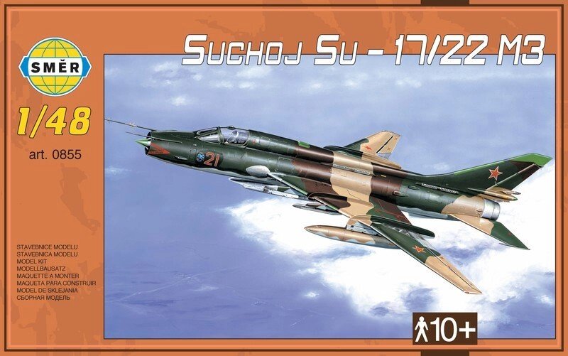Су-17/22 М3. Модель літака для збірки в масштабі 1/48. SMER 0855 від компанії Хоббінет - збірні моделі - фото 1