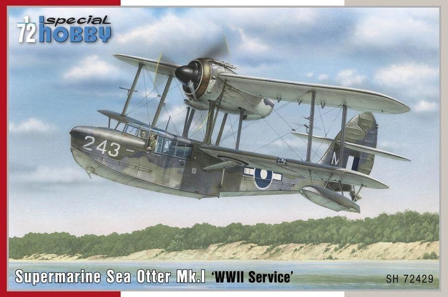 Supermarine Sea Otter Mk. I 'WWII Service'. Збірна модель біплана-амфібії в масштабі 1/72. SPECIAL HOBBY SH72429 від компанії Хоббінет - збірні моделі - фото 1