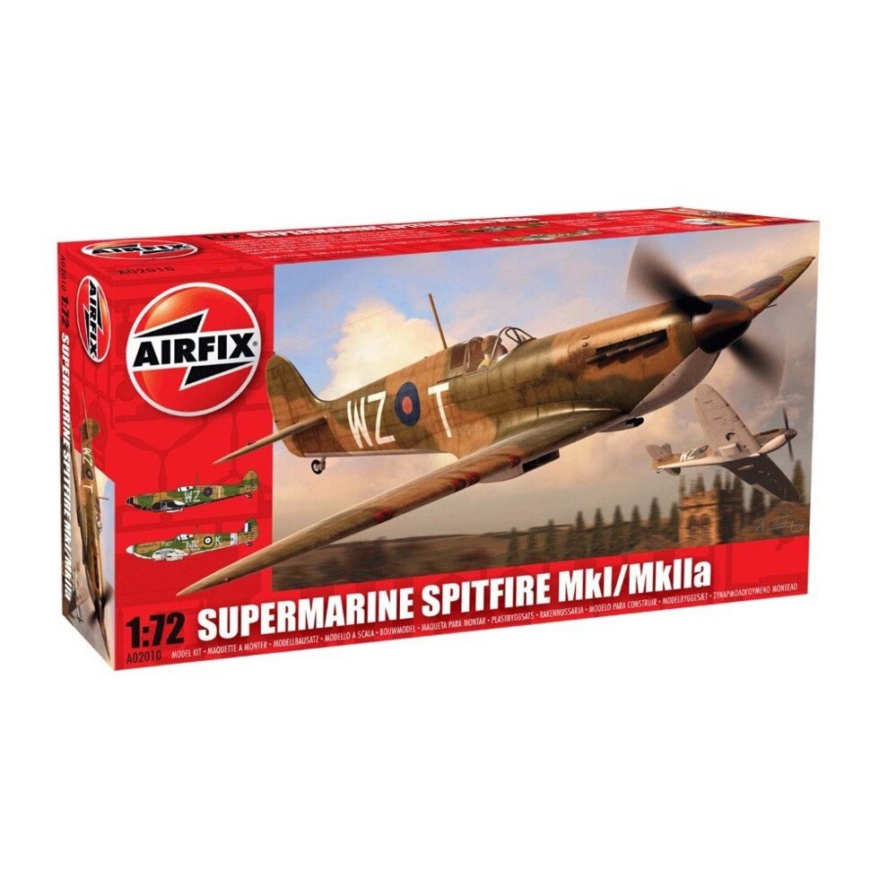 SUPERMARINE SPITFIRE MKI. 1/72 AIRFIX 02010 від компанії Хоббінет - збірні моделі - фото 1