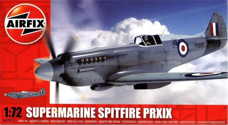 Supermarine spitfire PR. XIX. 1/72 AIRFIX 02017 від компанії Хоббінет - збірні моделі - фото 1