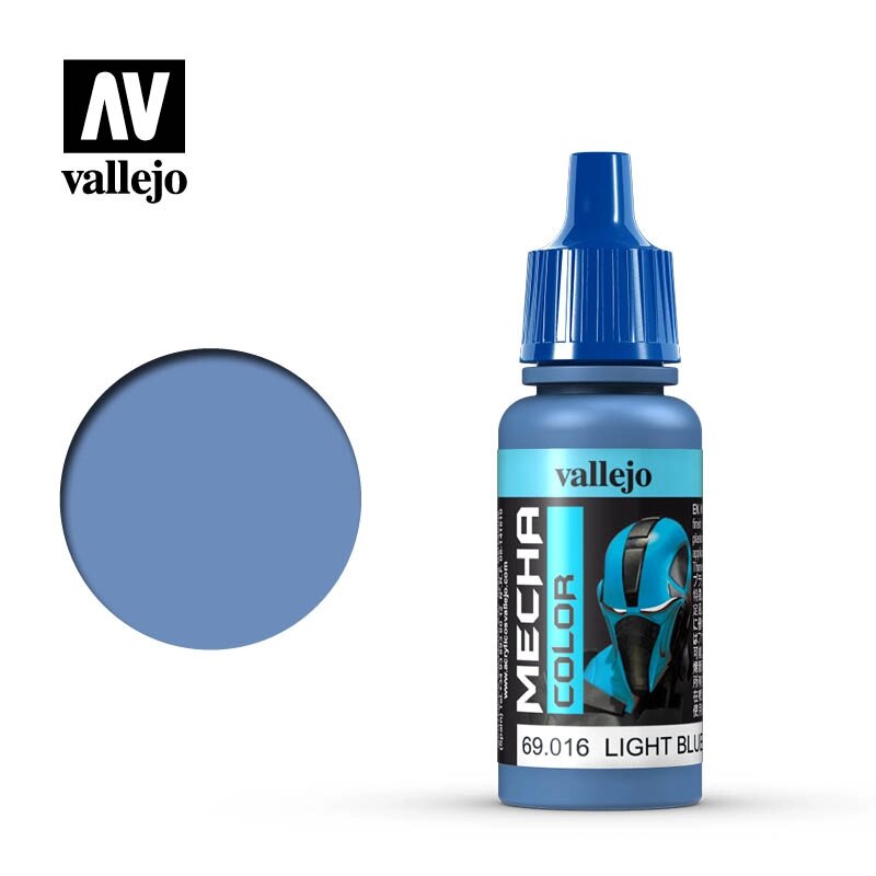 Світло-синя. Атласна акрилова фарба для моделей 17 мл. VALLEJO Mecha Color 69016 від компанії Хоббінет - збірні моделі - фото 1