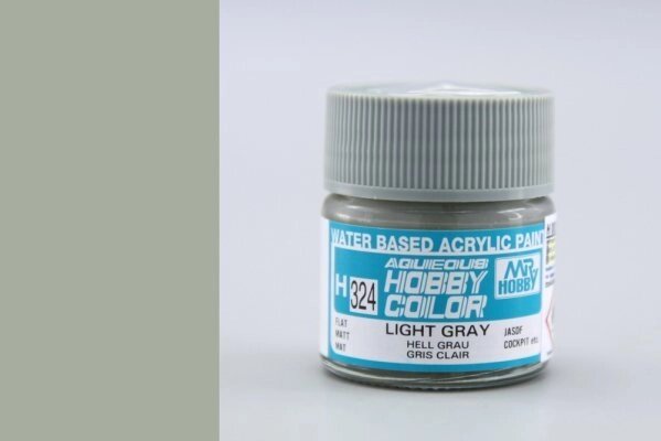 Світло-сіра 10 мл. MR. HOBBY H324 від компанії Хоббінет - збірні моделі - фото 1