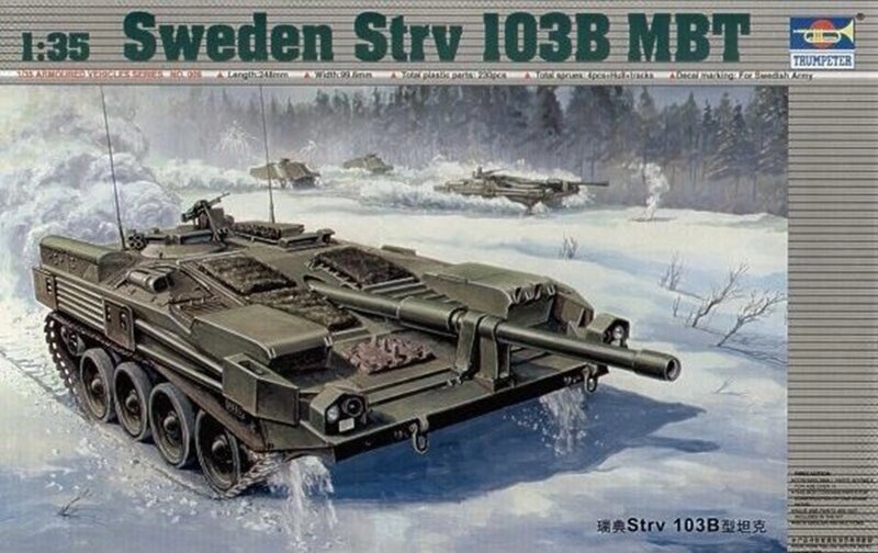 SwedenStrv103BMBT.Збірнамодельтанкаумасштабі1/35.TRUMPETER00309