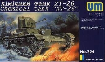 Т-26 / БТ-2. Збірна модель радянського легкого танка в масштабі 1/72. UMT 324 від компанії Хоббінет - збірні моделі - фото 1