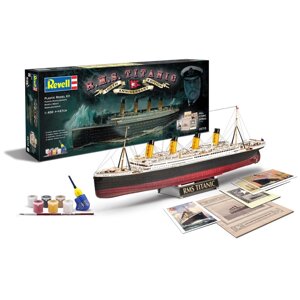 Титанік. Збірна модель R. M. S. Titanic в масштабі 1: 400. Подарунковий набір з фарбами, пензликами і клеєм. REVELL 05715