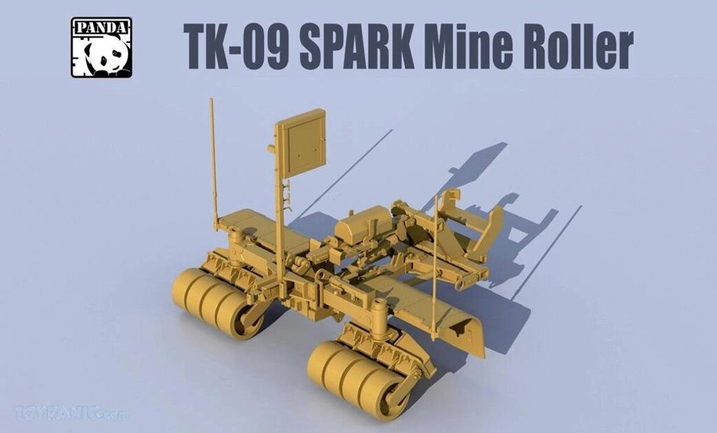 TK-09 SPARK Mine Roller. 1/35 PANDA HOBBY TK-09 від компанії Хоббінет - збірні моделі - фото 1