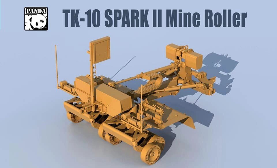TK-10 SPARKII Mice Roller. Збірна модель. 1/35 PANDA HOBBY TK-10 від компанії Хоббінет - збірні моделі - фото 1