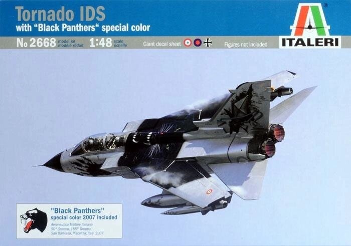 Tornado IDS винищувач-бомбардувальник з крилом змінної стріловидності. Збірна модель. 1/48 ITALERI 2668 від компанії Хоббінет - збірні моделі - фото 1