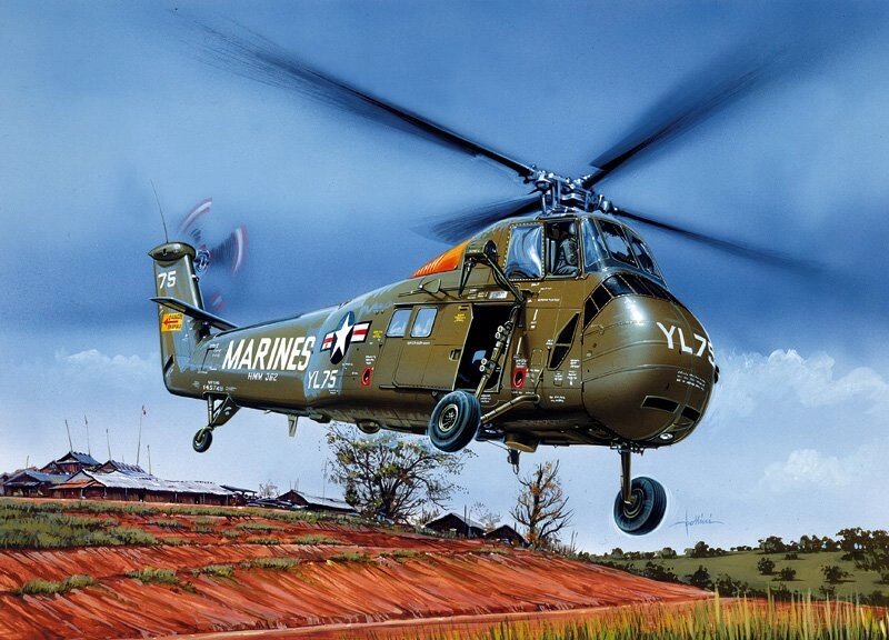 UH-34 J SEA HORSE. 1/72 ITALERI 1066 від компанії Хоббінет - збірні моделі - фото 1