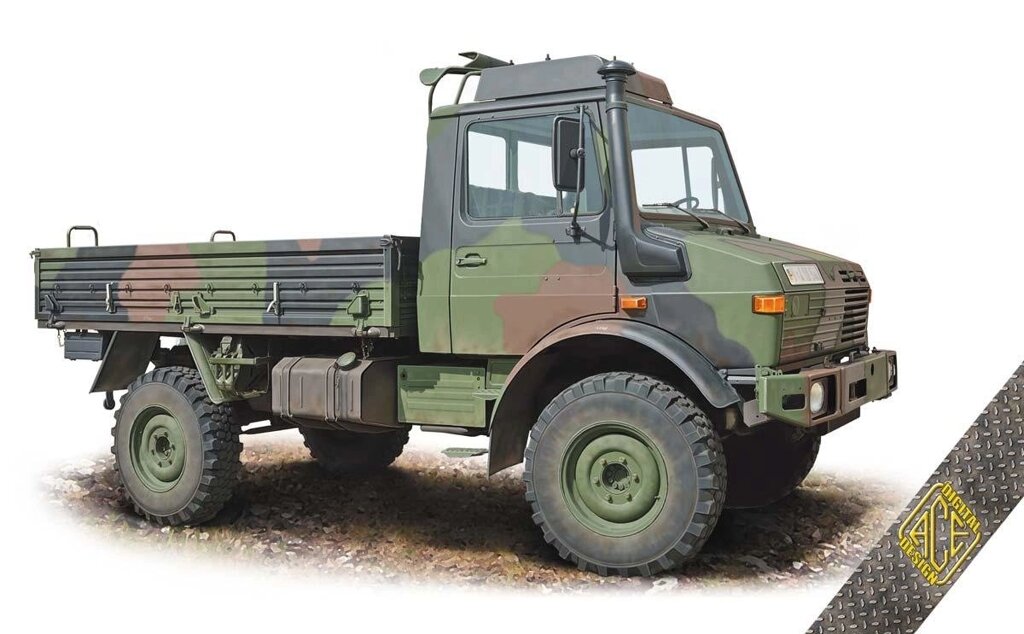Unimog U1300L 4x4 (2 тонний) армійська вантажівка. 1/72 ACE 72450 від компанії Хоббінет - збірні моделі - фото 1