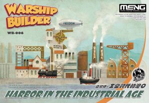 Warship builder - harbor IN THE industrial AGE. збірна модель мультяшного порту (збірка без клею). MENG MODEL WB-006