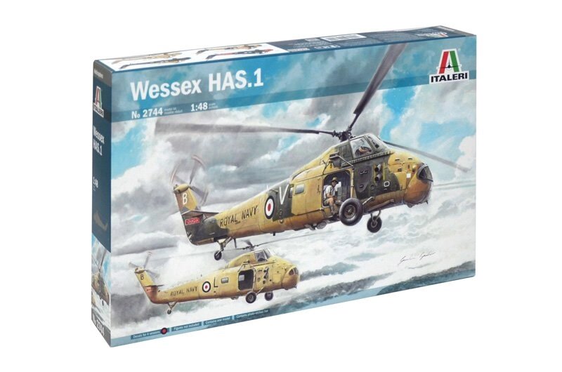 WESSEX HAS. 1. Збірна модель копія вертольота в масштабі 1/48. ITALERI 2744 від компанії Хоббінет - збірні моделі - фото 1