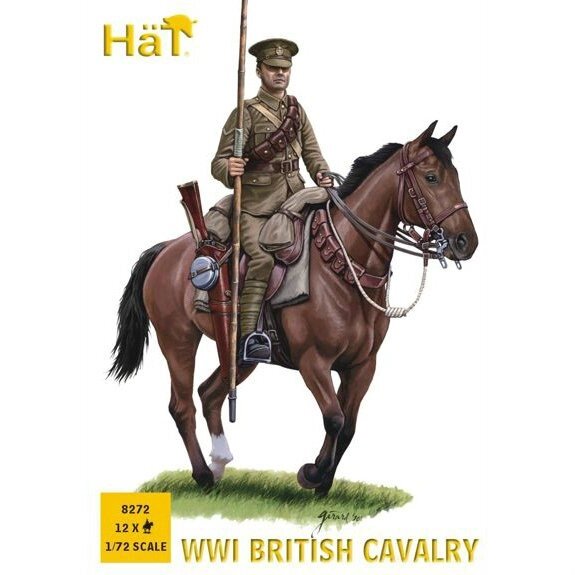 WWI British Cavalry. 1/72 HAT 8272 від компанії Хоббінет - збірні моделі - фото 1