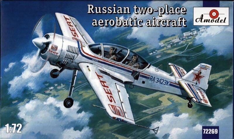 Збірна модель двомісного спортивного літака Сухой Су-29. 1/72 AMODEL 72269 від компанії Хоббінет - збірні моделі - фото 1