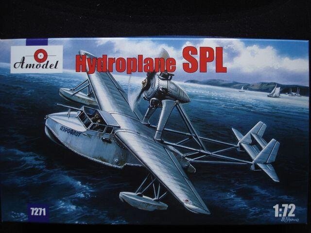 Збірна модель гідролітака Hydroplane SPL. 1/72 AMODEL 7271 від компанії Хоббінет - збірні моделі - фото 1