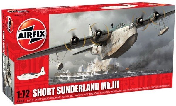 Збірна модель літака SHORT SUNDERLAND MK. III. 1/72 AIRFIX 06001 від компанії Хоббінет - збірні моделі - фото 1