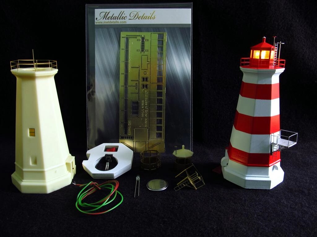 Збірна модель маяка острова Бриер. 1/144 METALLIC DETAILS MDR 14413 від компанії Хоббінет - збірні моделі - фото 1