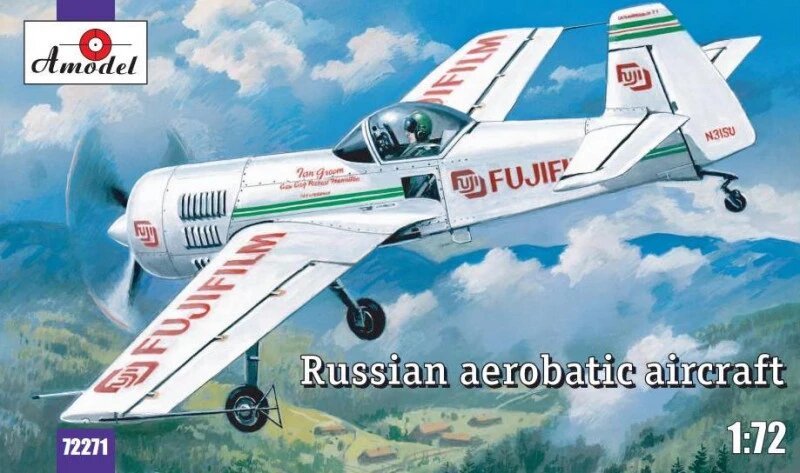 Збірна модель спортивно-пілотажного літака Сухой Су-31. 1/72 AMODEL 72271 від компанії Хоббінет - збірні моделі - фото 1