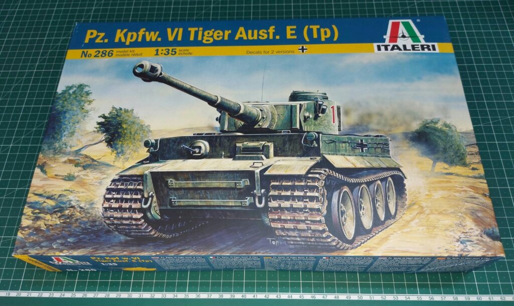 Збірна модель танка TIGER I AUSF. E / H 1.1 / 35 ITALERI 286 від компанії Хоббінет - збірні моделі - фото 1
