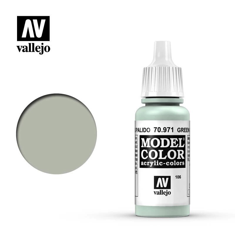 Зелено-сіра фарба для збірних моделей, 17 мл. VALLEJO MODEL COLOR 70971 від компанії Хоббінет - збірні моделі - фото 1