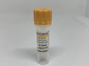 Пробірки Impromini для забору капілярної крові з активатором згортання і гелем на 0,5 мл
