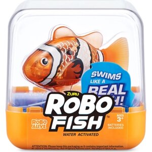 Інтерактивна іграшка Pets & Robo Alive S3 - Роборибка (помаранчева) (7191-5)