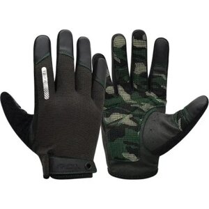 Рукавички для фітнесу RDX T2 Touch Screen Friendly Full Fingerf Army Green M (WGA-T2FA-M)