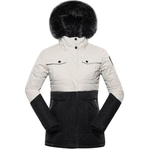 Куртка Alpine Pro Egypa LJCB592 128 бежевий/чорний S (007.018.0073)