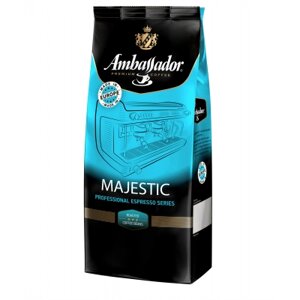 Кава Ambassador в зернах 1000г пакет, "Majestic" (am. 52088)