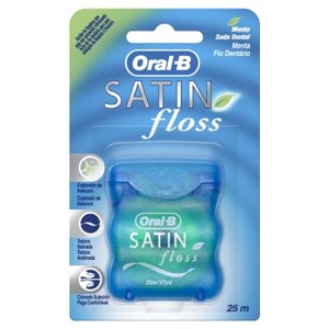 Зубна нитка Oral-B Satin Floss 25 м (5010622018258/5010622017947)