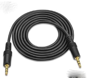 Аудіо кабель AUX 3.5мм TRS mini-jack тато - тато 1.1м