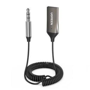 FM модулятор Ugreen Bluetooth 5.0 Aux with mic CM309 UGREEN Black (70601)