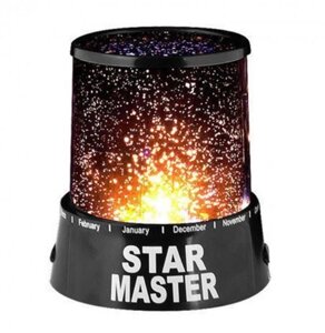 Проектор зоряного неба, нічник Star Master 0238, чорний